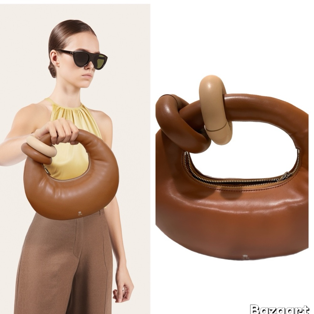 JW PEI Abacus Top Handle Brown Women's Bag